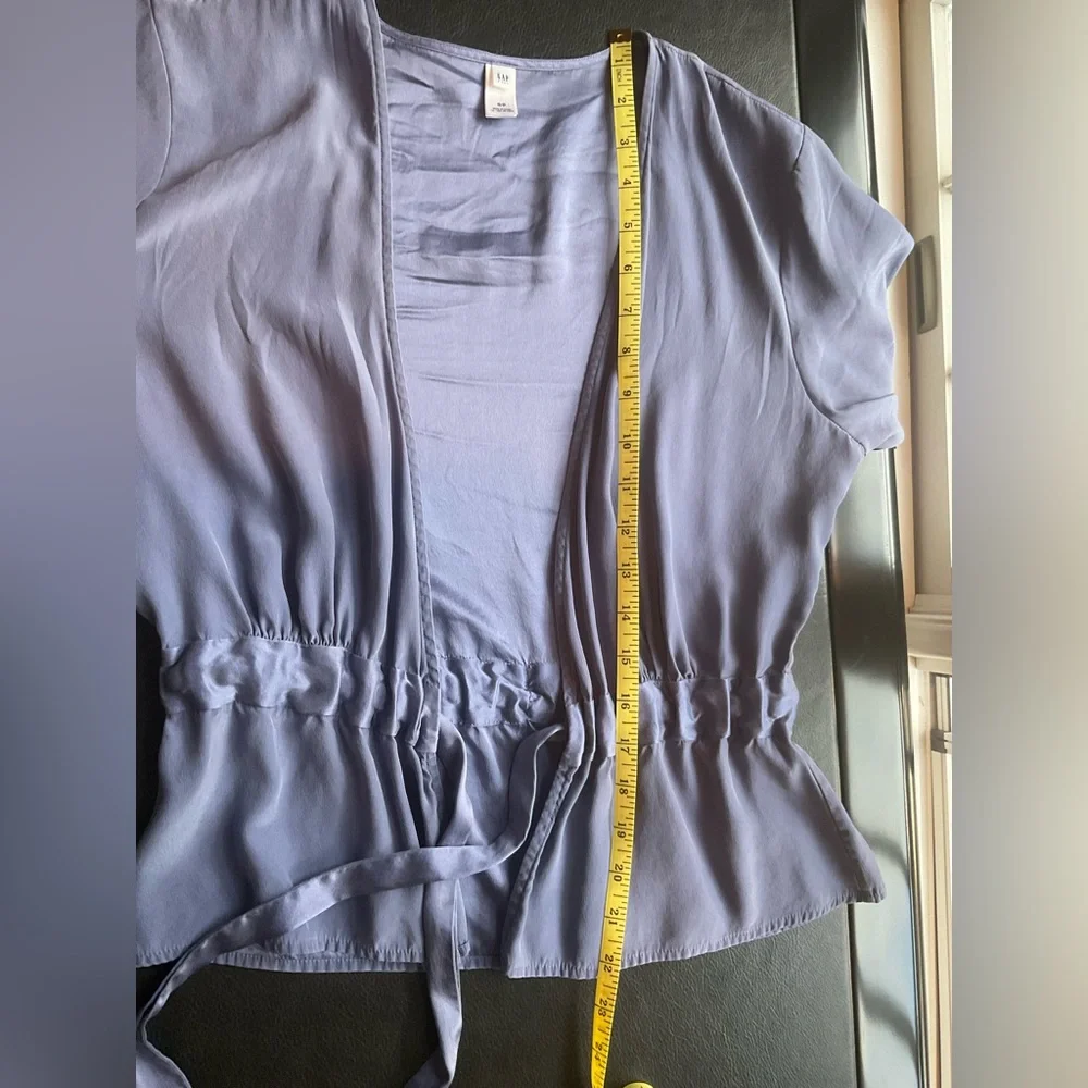 GAP Body Women's Size SP Purple and Pink Paisley 100% Silk Lingerie Set - Picture 15 of 16